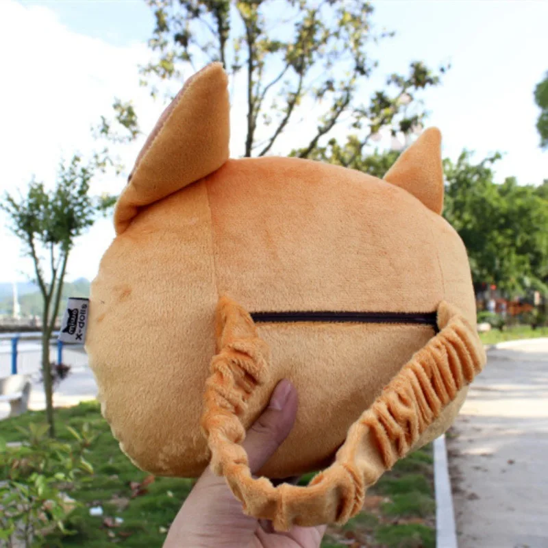 3D Cute Cartoon Personalized Creativity Cat and Dog Head Husky Dog Animal Car Headrest Neck Protection Pillow