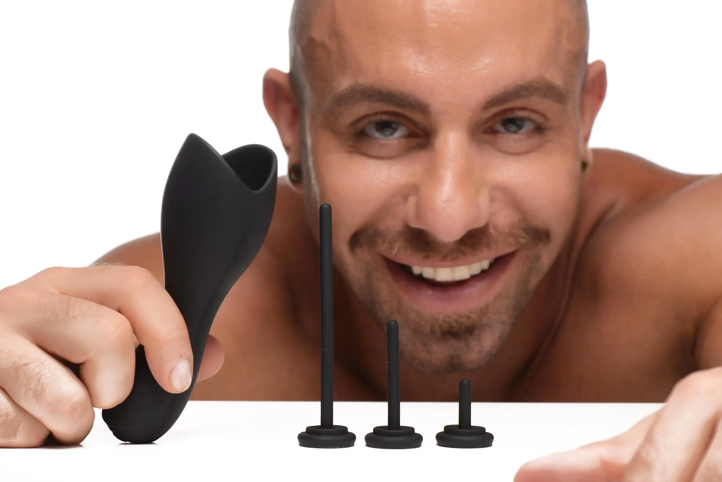 Penis Sex Toys Male Penis Pump Vibrator Penis massager Plug Urethra Expansion Stimulator for Men Urethra Masturbation Cup