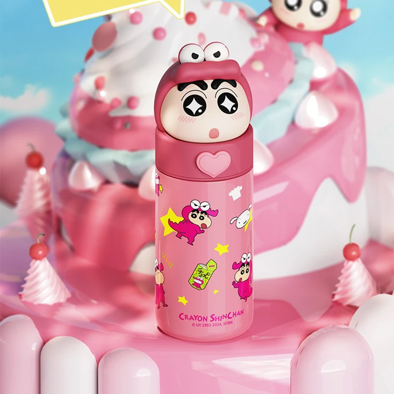 Stainless Steel Cartoon Thermos Water Bottle for Kids
