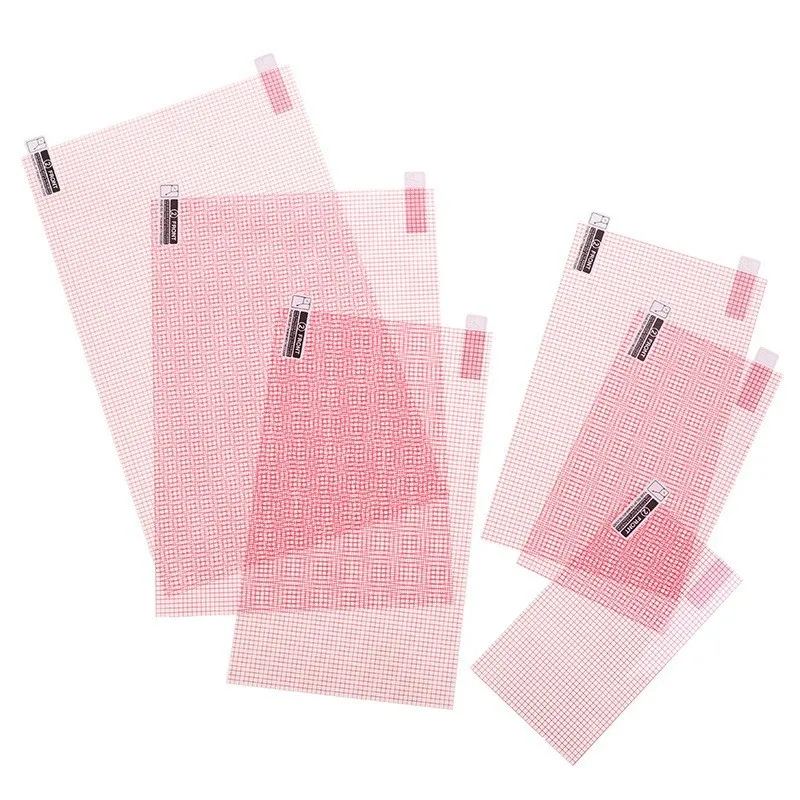 3Pcs For 5-10 Inch General Screen Protector Smart Phone/Tablet/GPS - HD Clear Anti-Scratch Universal Protective Film - 6