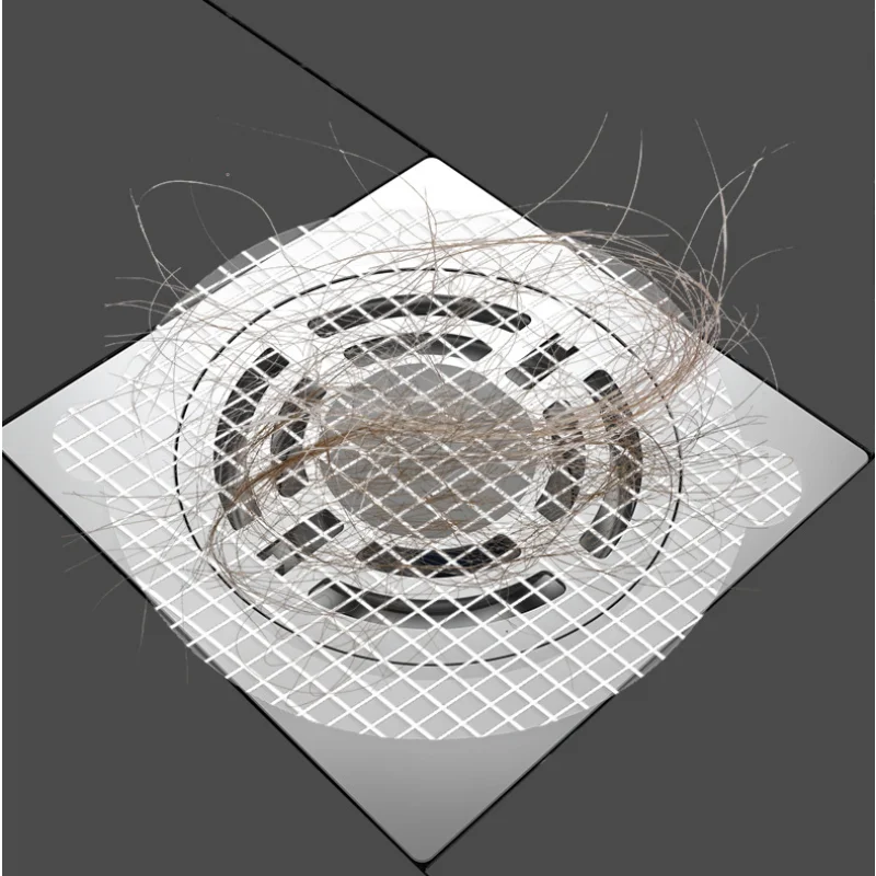 5/10pcs Disposable Shower Drain Hair Catcher Cover Bathroom Sewer Sink Drain Hair Strainer Stopper Bathtubs Mesh Filter Sticker shower drain catcher hair drain catcher hair drain filter floor drain hair catcher drain hair catcher floor drain hair filter