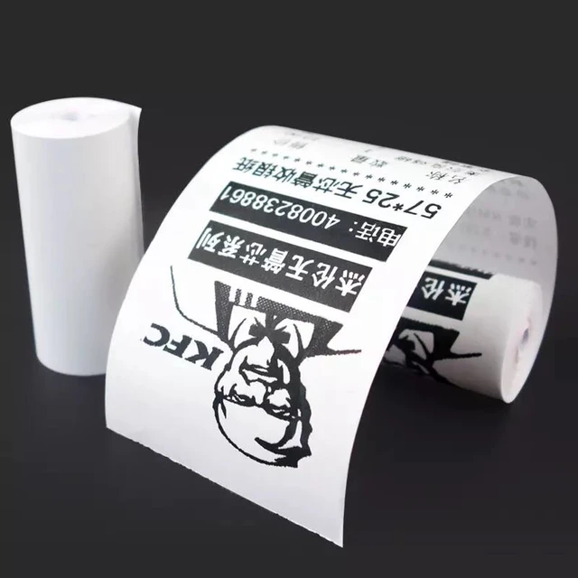 thermal paper rolls 2 1/4 x 55 (58mm) - Phenol Free at Lowest Price!