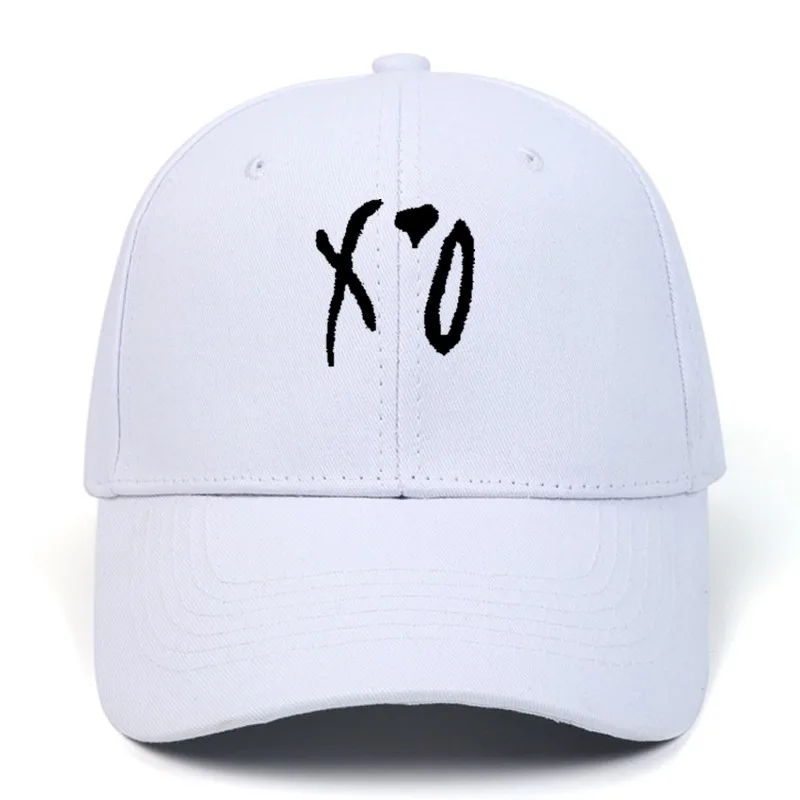 1 Stück Paar-Baseballkappe mit XO-Buchstaben-Stickerei, Entenschnabelmützen für Outdoor, Freizeit und Sport, Sonnenschutz-Baseballkappen für Männer und Frauen als Geschenk – Detail 2