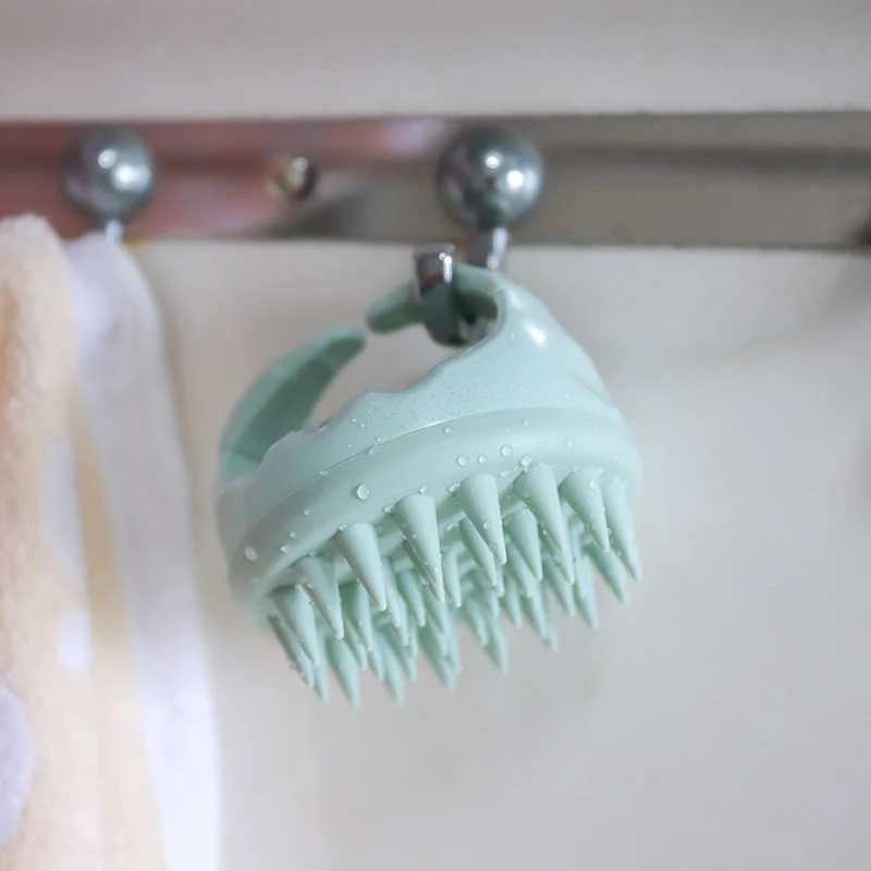 Deep Clean Exfoliating Scalp Brush Scalp Scrubber Shampoo Brush Silicone Scalp Massager