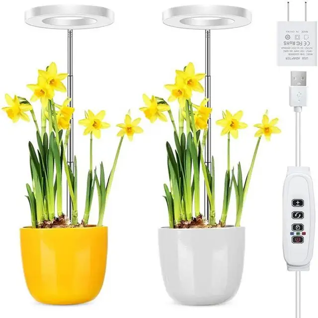 Led Grow Könnyű Fito Lámpa Kis Cserepes Kiegészítő Fény A Növények Növekedési Megvilágításához Beltéri Tompítható Fényerejéhez