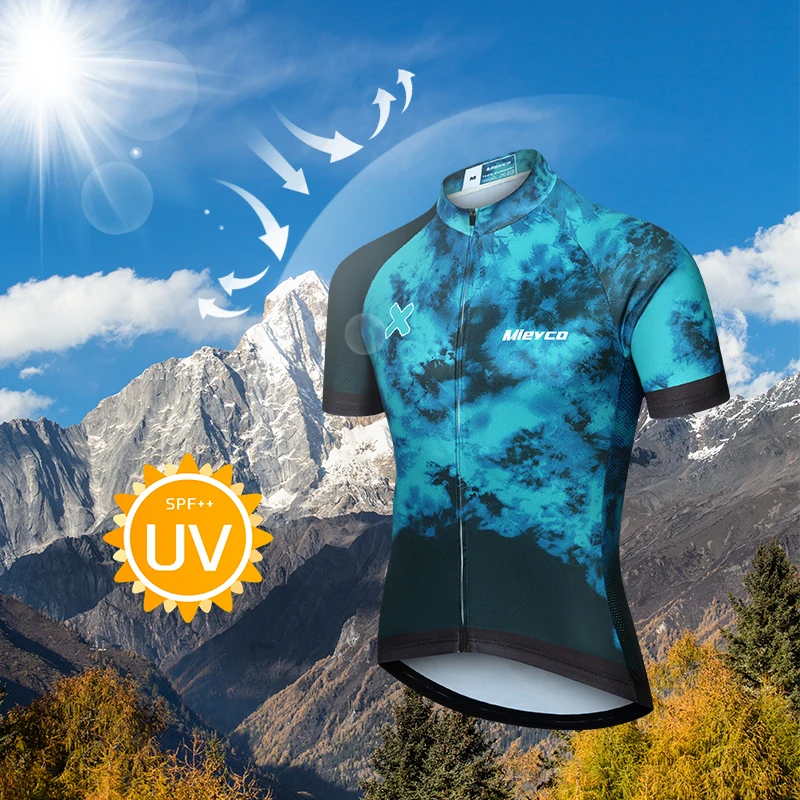 Männer Radfahren Jersey Coole Radfahren Kleidung Quick Dry Fahrrad Kurzen Ärmeln MTB Maillot Ciclismo Enduro Shirts Fahrrad Kleidung Uniform – Detail 1