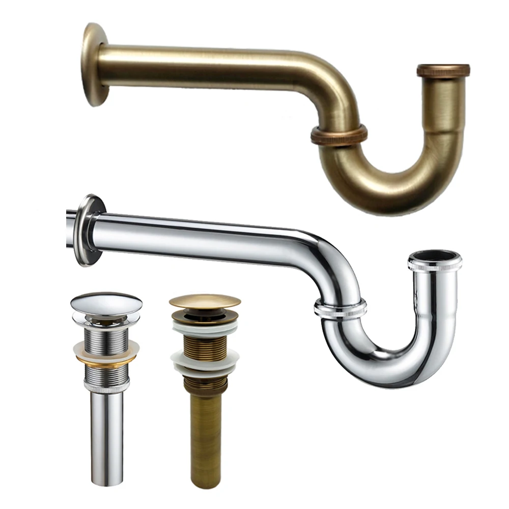 Bathroom Siphion Pipe Kits Toilet Deodorization Insect Stopper Bathroom