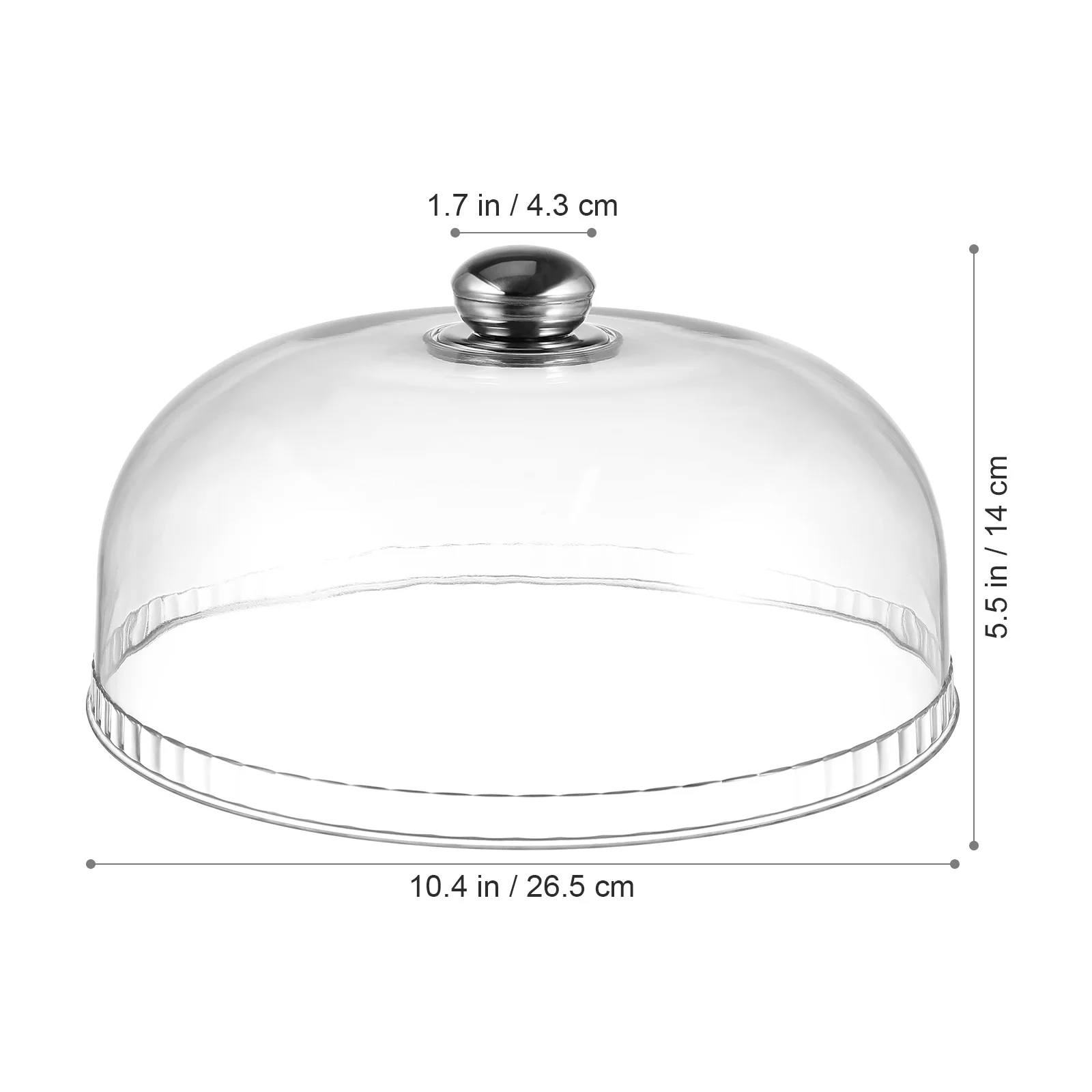 Food Cover Cover Dome Cake Food Dessert Cloche Display Stand Serving Plate Platter Protector Plastic Glass Cupcake Clear Lid Bell Covers