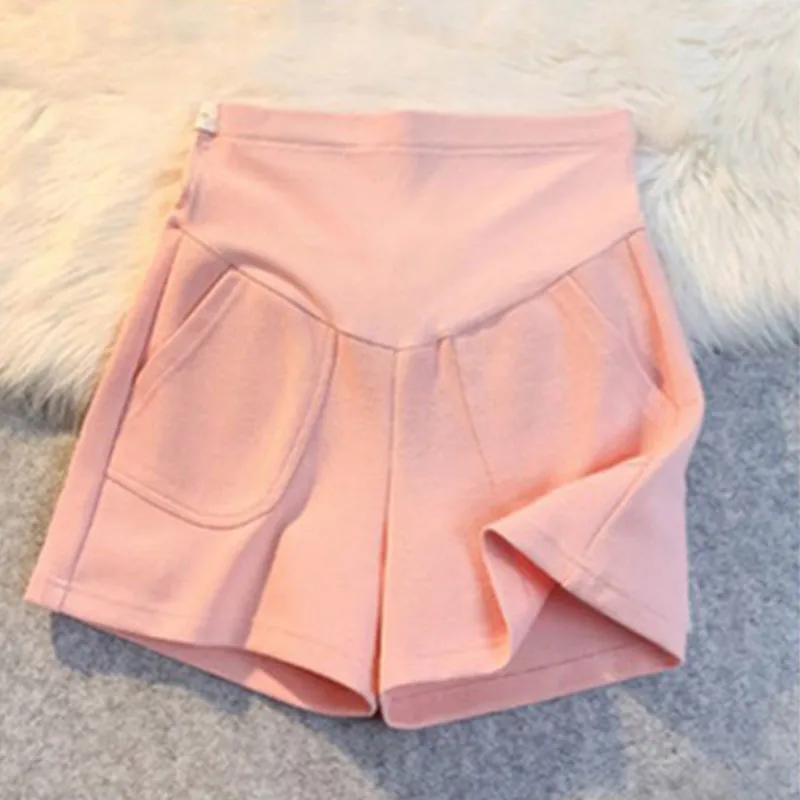 Maternity Panties High Waist Anti-Slip Tummy Control Pregnant Women'S Leggings With Lace Solid Color Panties Ice Silk Feeling