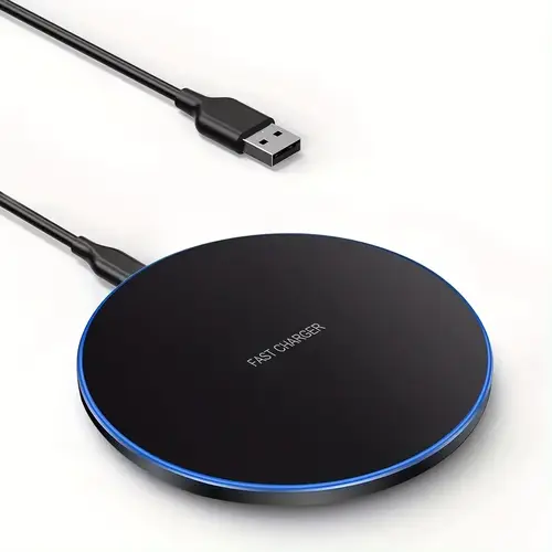 15W Desktop LED Wireless Charger Pad Phone Holder For iPhone 17 16 15 14 13 Pro Max Samsung Xiaomi Induction Fast Charging Stand - Image 8