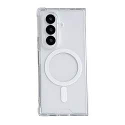 Luxury HD Transparent Ultra Slim Shockproof Phone Case with MagSafe Compatibility - Galaxy Z Fold4 (TMCX - Clear)