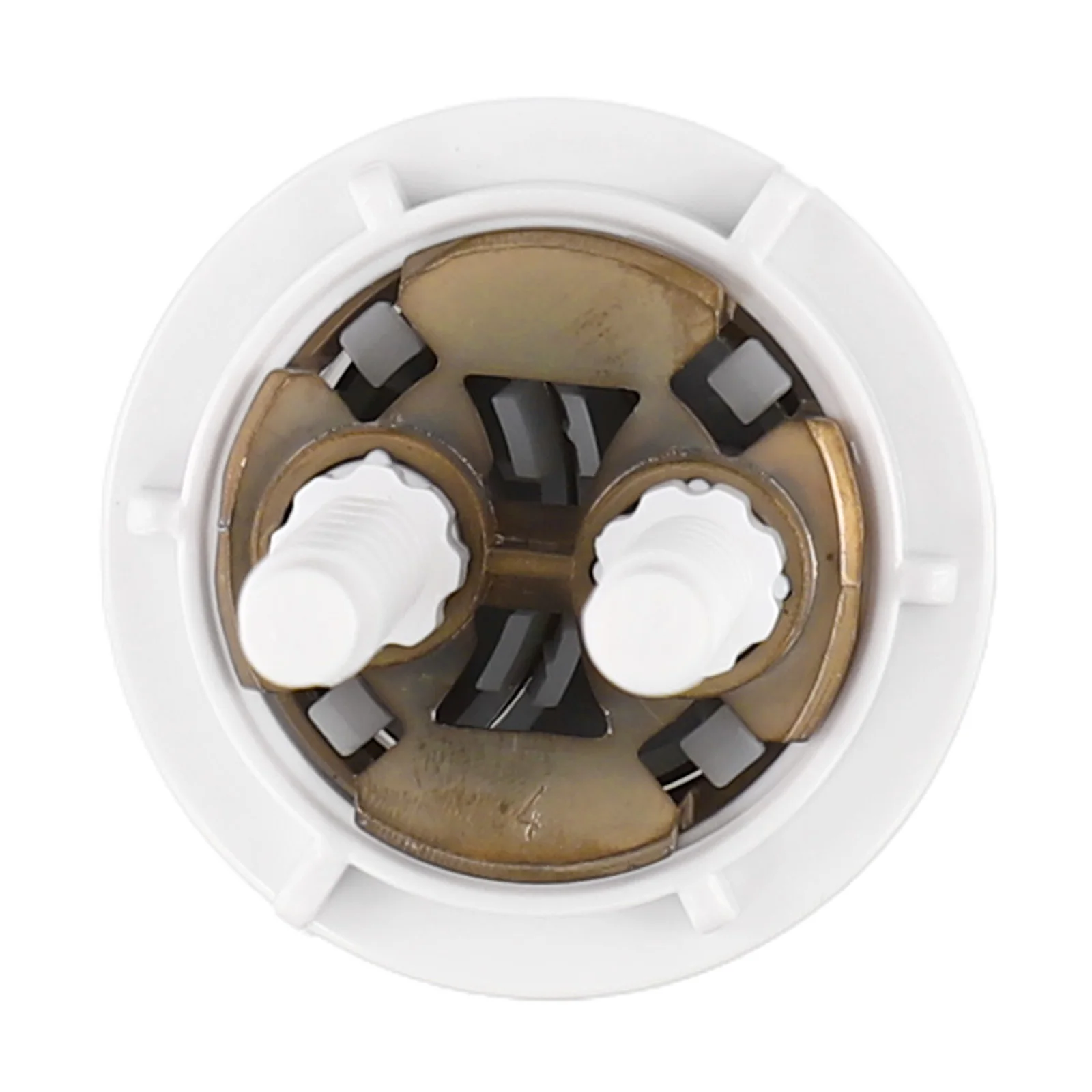 Pulsante wc dorato serbatoio acqua wc scarico doppio pulsante pulsante wc a doppia pressione a forma di mezzaluna con 2 aste  13