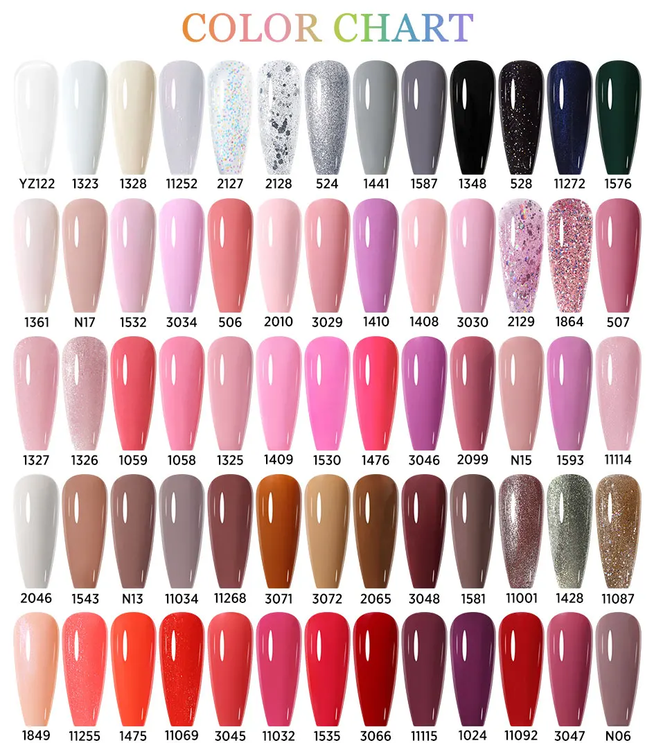 Description Picture 6 of itemParkson Nail Gel Polish Long Lasting Autumn Winter Color 12ML Semi Permanent Soak Off UV Gel Hybrid Varnish Nail Art Manicure