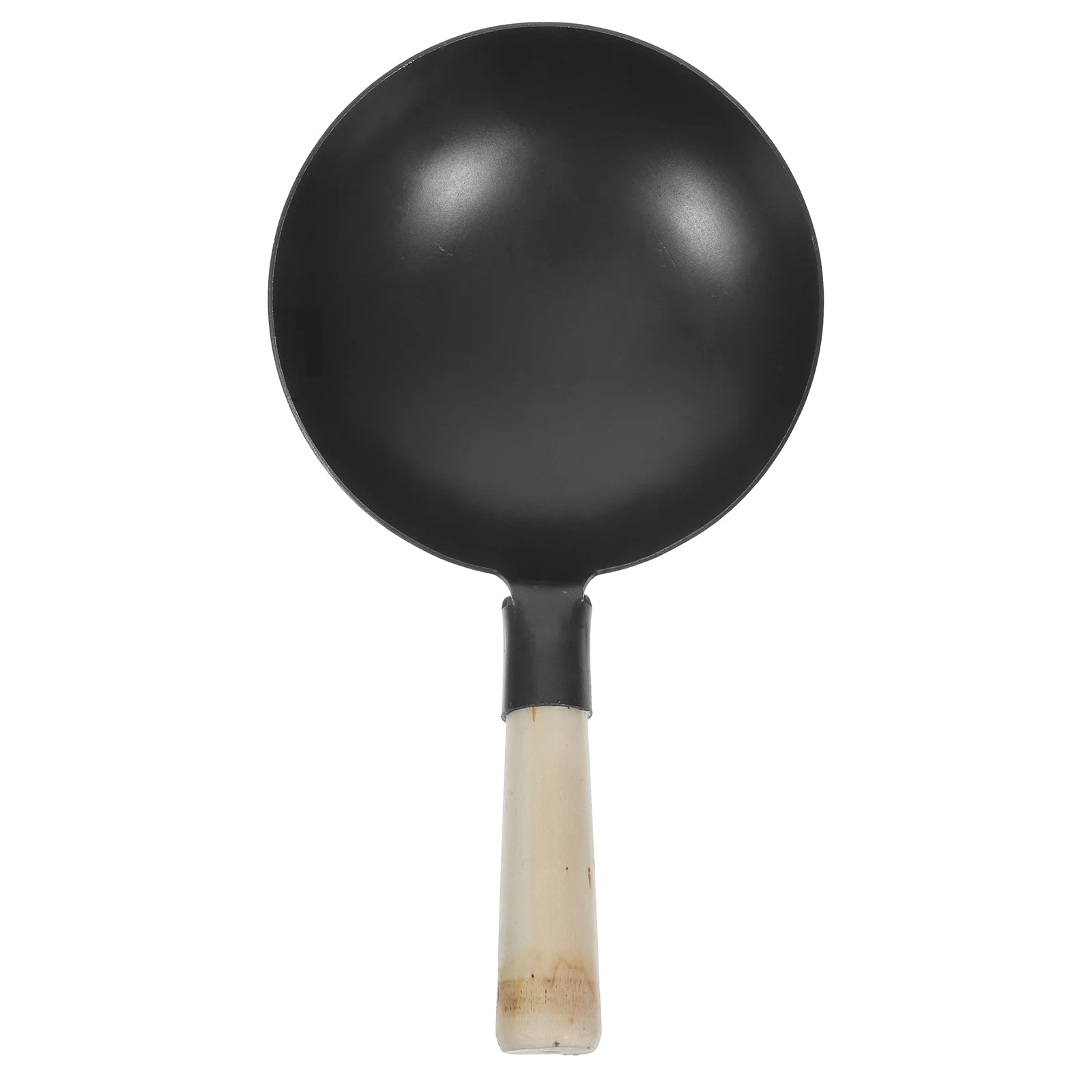 

Metal Cooking Pot Small Wok Toy Kitchen Pretend Play Cookware Playing House Prop