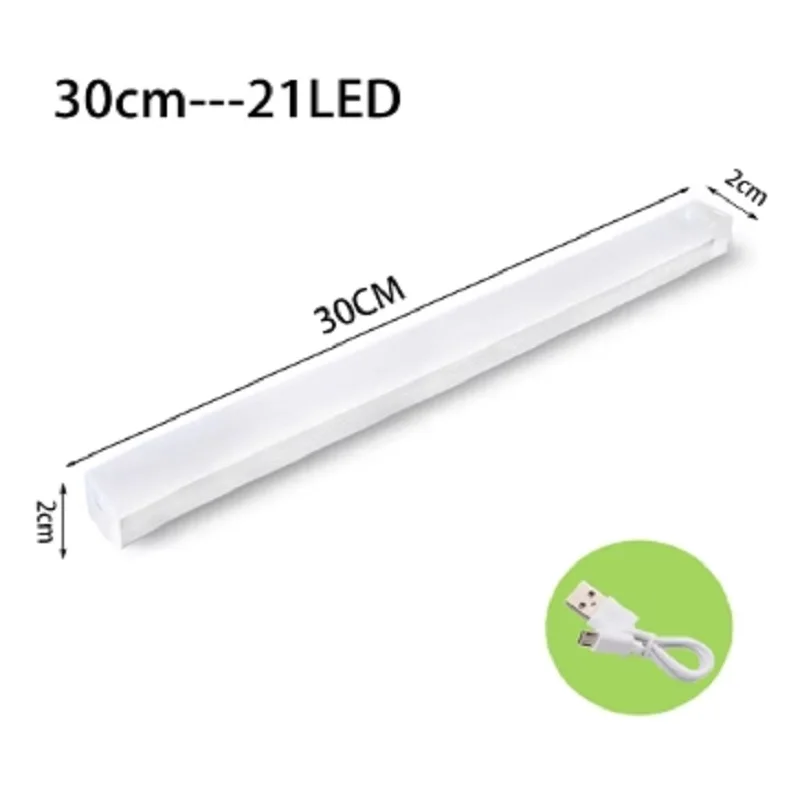 LED Motion Sensor Light Wireless LED Night Light Type C Rechargeable Cabinet Wardrobe Lamp Staircase Backlight For Kitchen
