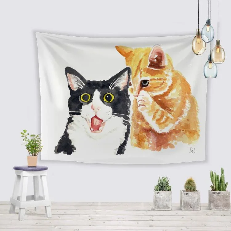 

Домашний декор, гобелен, Фотофон, цифровая печать, спальня, гостиная, украшение для дома, животные, рисунок для детей