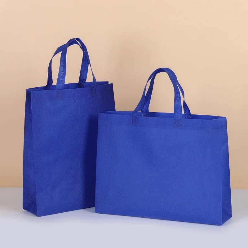 20/50pcs Non Woven Tote Bags Reusable Shopping Bags with Handles for Birthday Wedding Groceries Retail Parties 5