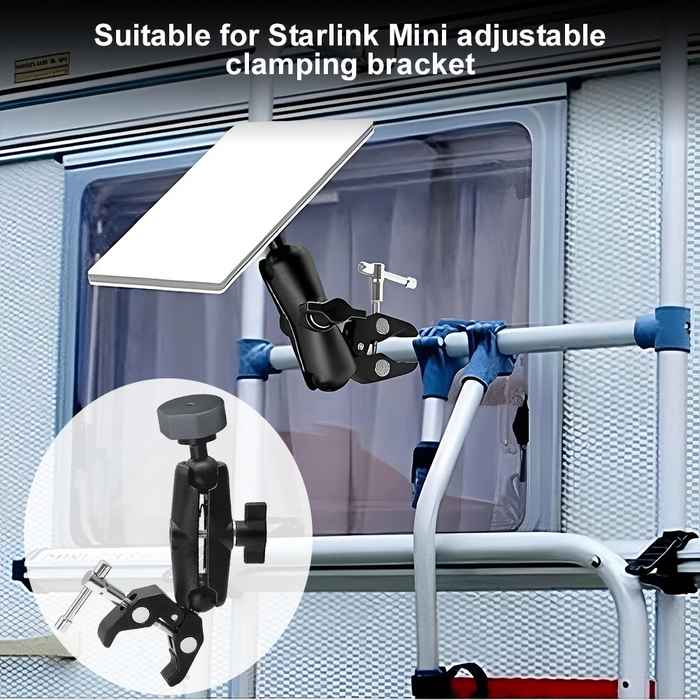 %E3%80%90Tech-savvy%E3%80%91%20For%20Starlink%20Mini%20Clamp%20Bracket%20Kit%20Adjustable%20Pole%20Mount%20Roof%20Mount%20for%20RV%20Ladders%20Roof%20Rack%20Balcony%20-%20Image%202