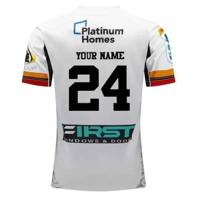 thumbnail image 1 of Camiseta de rugby de visitante para hombre Crusaders Rugby 2024 Talla: S-5XL (nombre y número personalizados impresos), 1 of 5