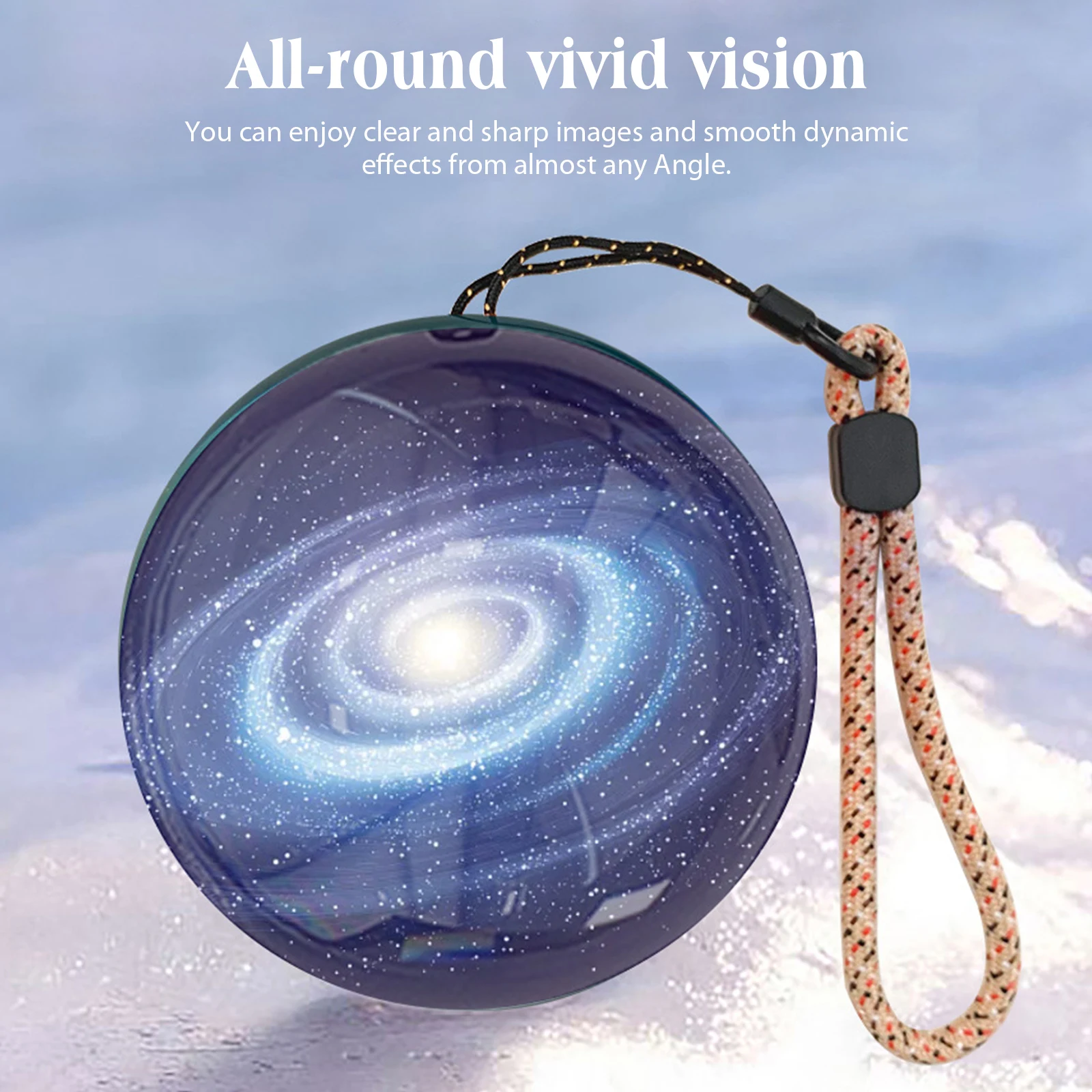 3D Video Crystal Ball DIY Memory Art Glass Ball Lamp Spherical Pixel Display 2.7inchs Screen 4GB Videos Player Crystal Ball Gift