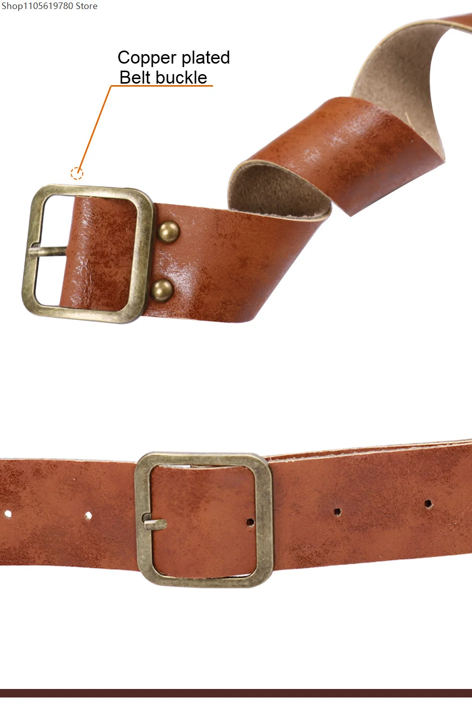 Costume da Guerriero con Armatura, Cosplay per Adulti, Armatura da Spalla Vichinga in Pelle PU Marrone con Corno, Accessorio per Costume di Halloween e Carnevale - immagine 3