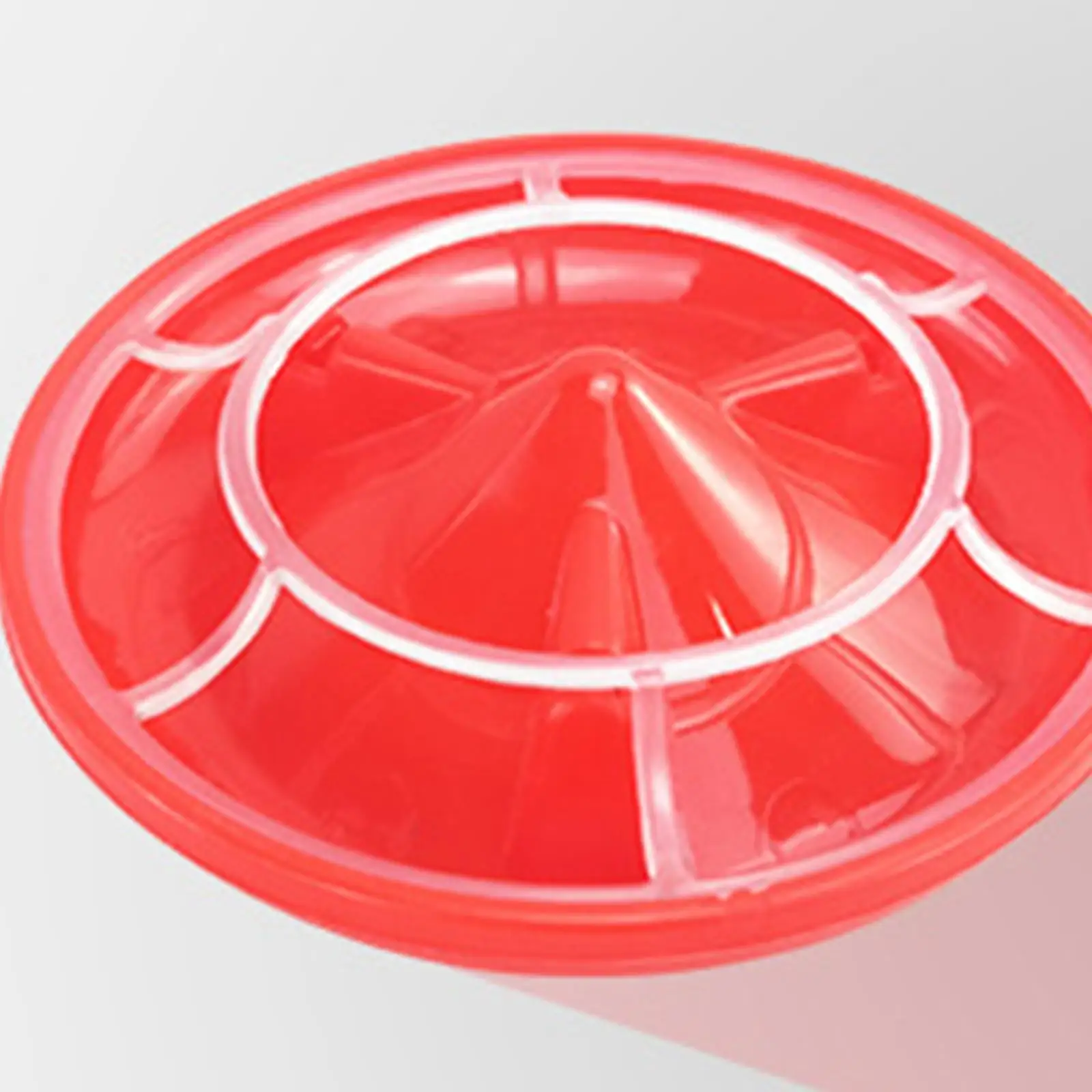 Plastic Chicken Feeder Practical Dispenser Barrel Food Trough Box Bowl Portable Automatic Blanking Bucket for Duck Hen Farm