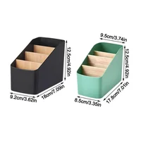 Органайзер для пульта дистанционного управления, держатель для пульта дистанционного управления для телевизора, многоцелевой настольный ящик для хранения, органайзер для спальни, гостиной — изображение 6