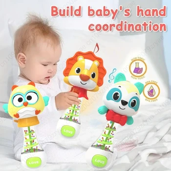 Handheld Interactive Rattle Early Learning Toy 1