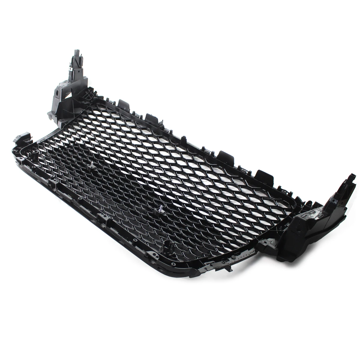 Car Front Bumper Grille Cover For Audi A5 S5 8T 2008-2012 Honeycomb Mesh ABS Sport Style Glossy Black Grills