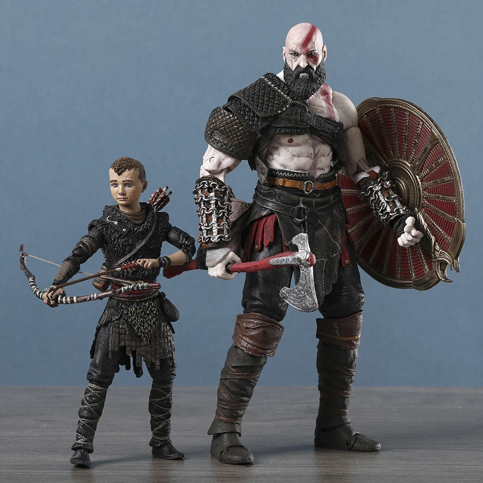 crow　ゴッド・オブ・ウォー　アクションフィギュア 2 PACK NECA God of War 2018 Kratos & Atreus Ultimate PVC Action Figure