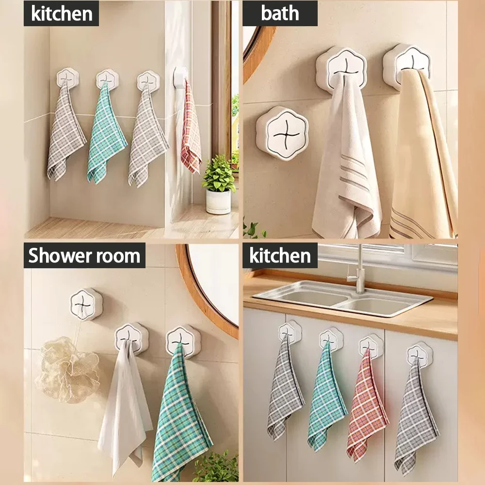 Towel Holder Towel Hooks Dish Holder Kitchen Organization Bathroom Accesories Kitchen Hook
