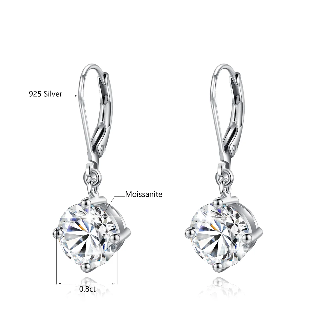 レッドウッドブランド合計は 2.4ct 7 ミリメートルラウンドカットモ 