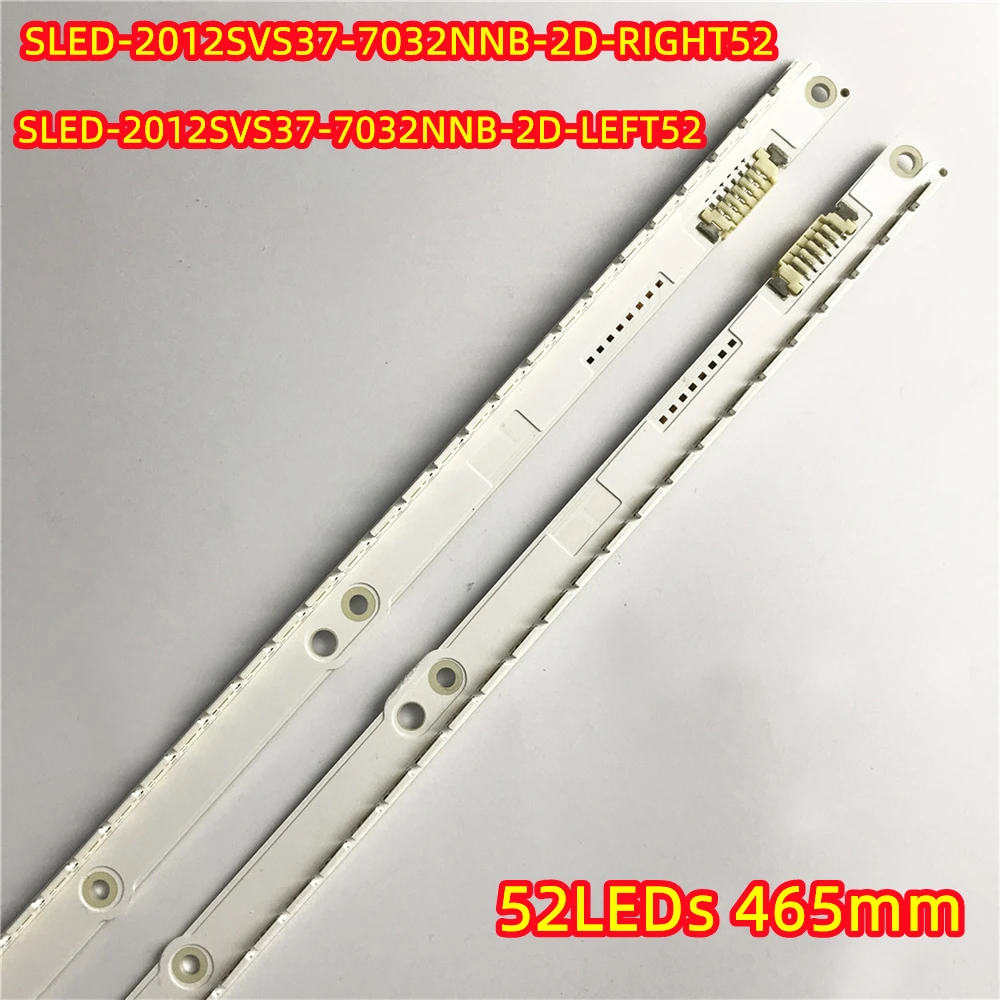 Conjunto Tira Conduzida Luz de Fundo para Samsung 37 Polegadas tv Ue37es6307u Ue37es6710 Ue37es6307u Trenó 2012svs37 7032nnb 2d Left52 Right52 Peças