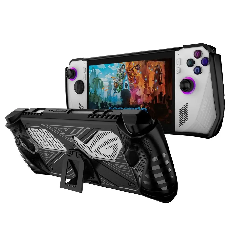 Kickstand Protective Silicone Soft Back Case with Full Protection Design