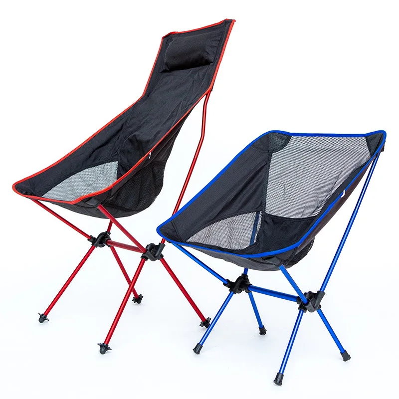 

Detachable Portable Folding Moon Chair Outdoor Camping Chairs Beach Fishing Chair Ultralight Travel Hiking Picnic Seat Tools