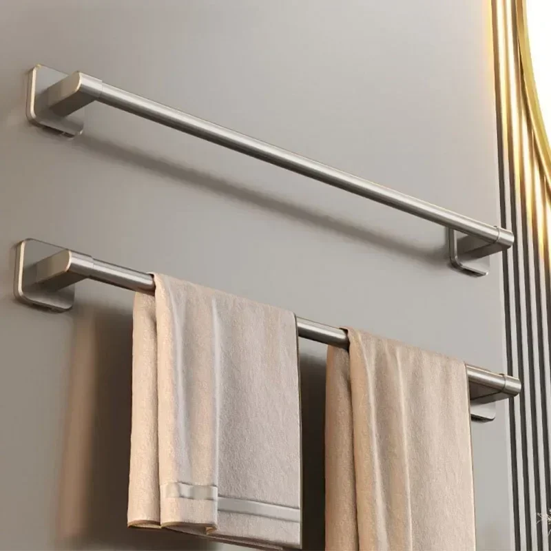 Bathroom Towel Holder Without Drilling Self-Adhesive Rack Rail towel rack towel holder bathroom facilities