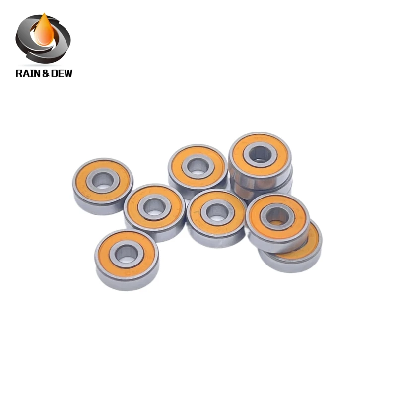 Laranja Selado rs Rolamentos de Esferas 695 2rs Rolamento Abec7 F695 5x13x4 mm 10 Pcs