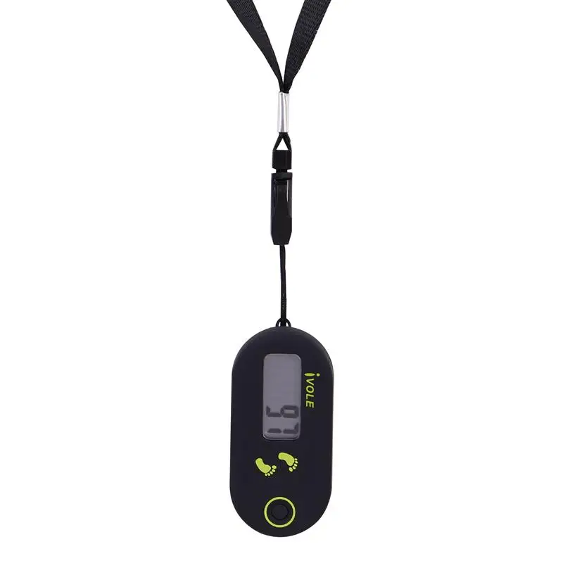 3D Pedometer Single Function Walking Running Step Counter 1pc For Exercise