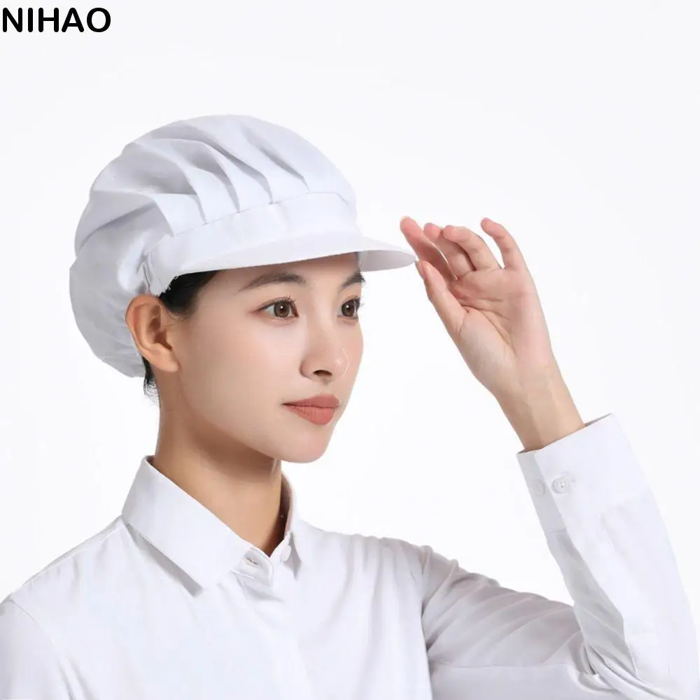 Hair Cover Caps Smoke-Proof Mesh Cloth Dust Proof Cap Adjustable Full Cloth Working Hat Blue Resuable Work Caps Laboratory