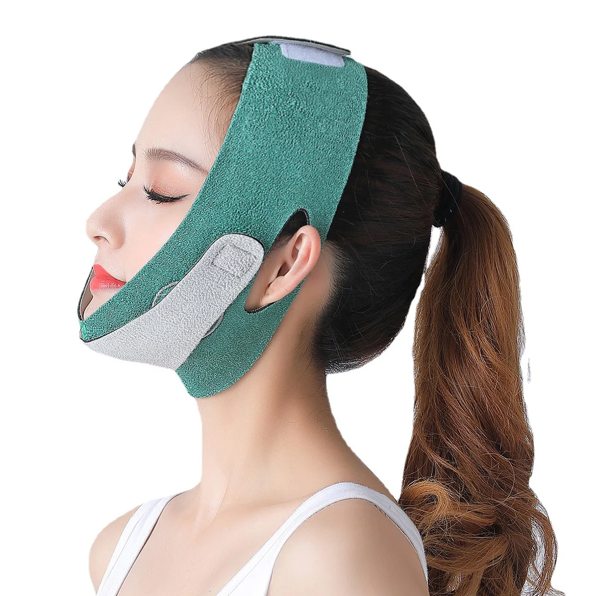 V Face Bandage Melon Seeds Face Double Chin Lifting Facial Face Carving Slimming Body Shaper Tiara Shape Face Free Shipping