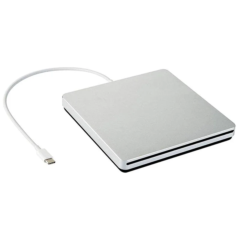External DVD Burner Drive Type-C Optical Disc Drive Slim Slot-in CD/DVD +/- RW Burner USB C Superdrive for Mac/Window 1