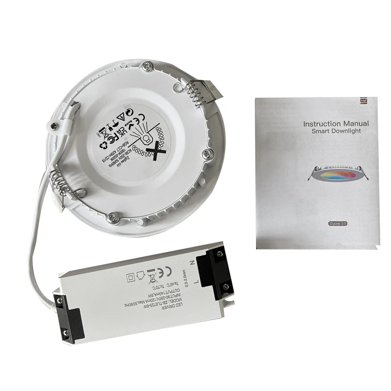 

Zigbee Doodle Smart Home LED 6W Downlight White Rgb Warm Cold Light App Timer Remote Control Thin Spot Light