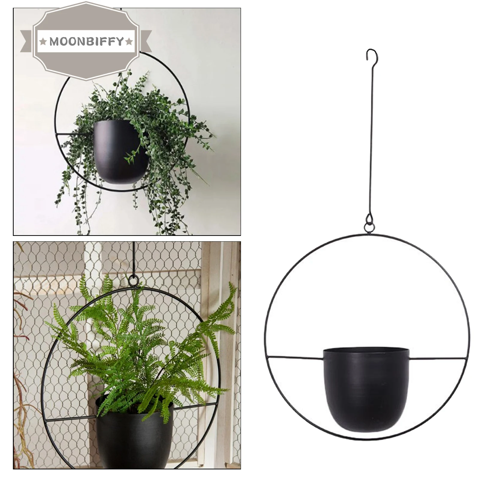 Pot de fleurs suspendu créatif nordique, panier de fleurs suspendu moderne, décoration pour la