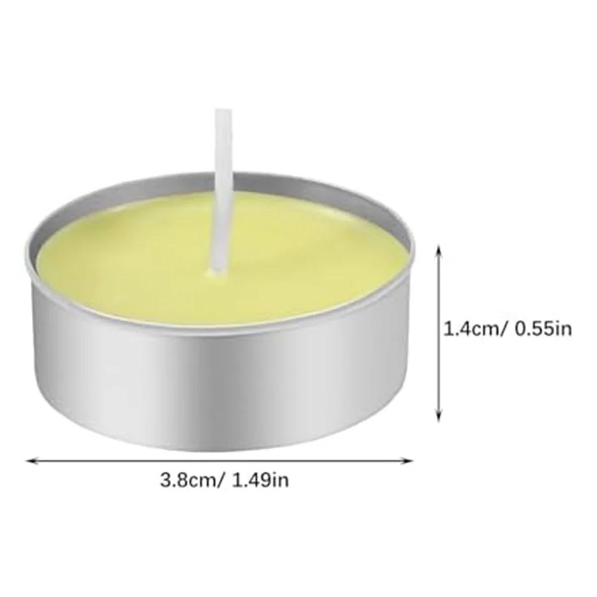 150 Aluminum Tea Light Cups and Candle Wicks Set