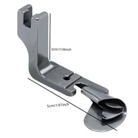 Industrial Sewing Machine Curved Hemming Foot for Silk & Chiffon – Crimping Presser Foot Attachment - Image 5