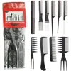 Barber Hairdressing Combs Multifunction Hair Detangler Comb Anti-static Haircare Hairstyling Tool Set Stylist Accessories 1