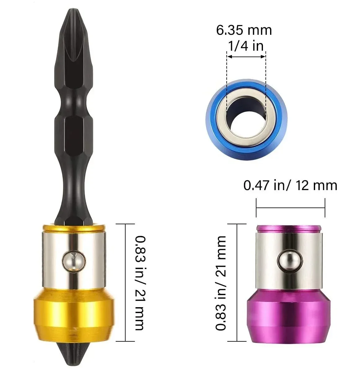 High-Strength Anti-Corrosion Magnetic Alloy Screwdriver Bit