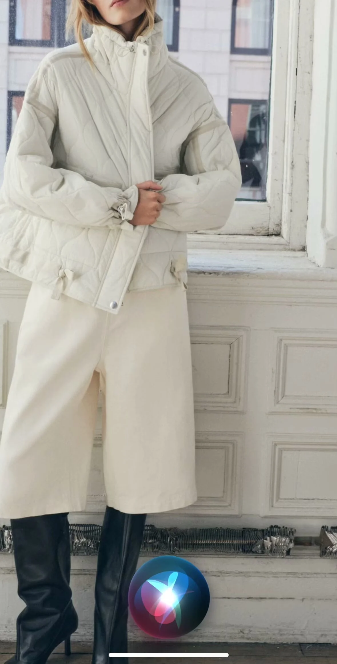 Womens Cotton Jacket - European American Style Winter Zipper Stand Collar Loose Fit