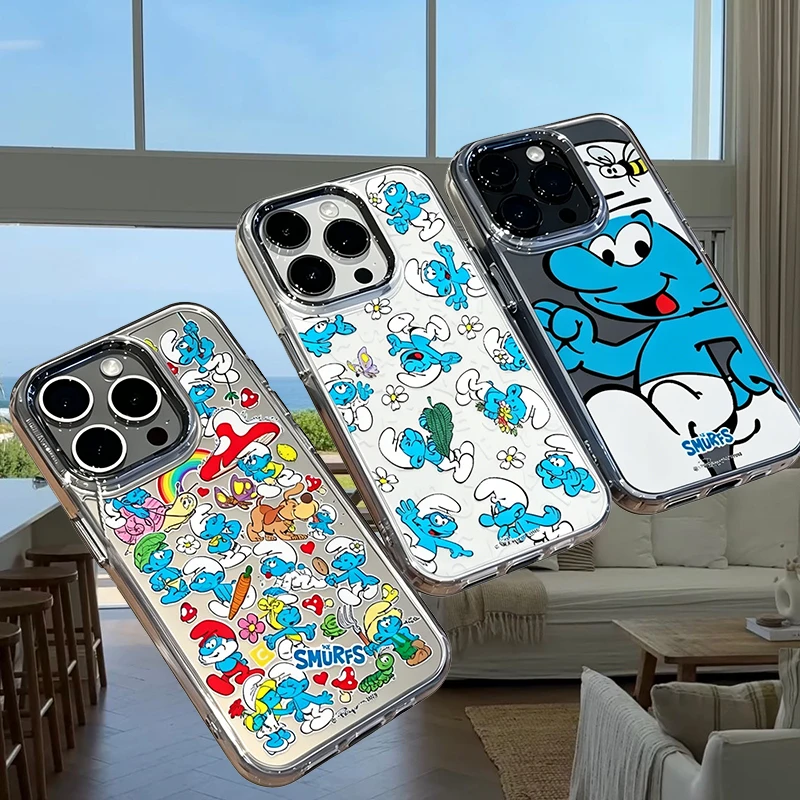 Full Screen S-Smurfs Protective Case with 5G & 4G Compatibility