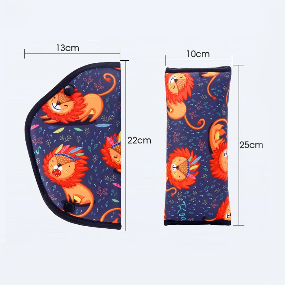 Universal Car Safe Seat Belt Cover Soft Infant Baby Child Seat Head Support Seat Belt Shoulder Cover Playpens Sleep Positioner images - 6